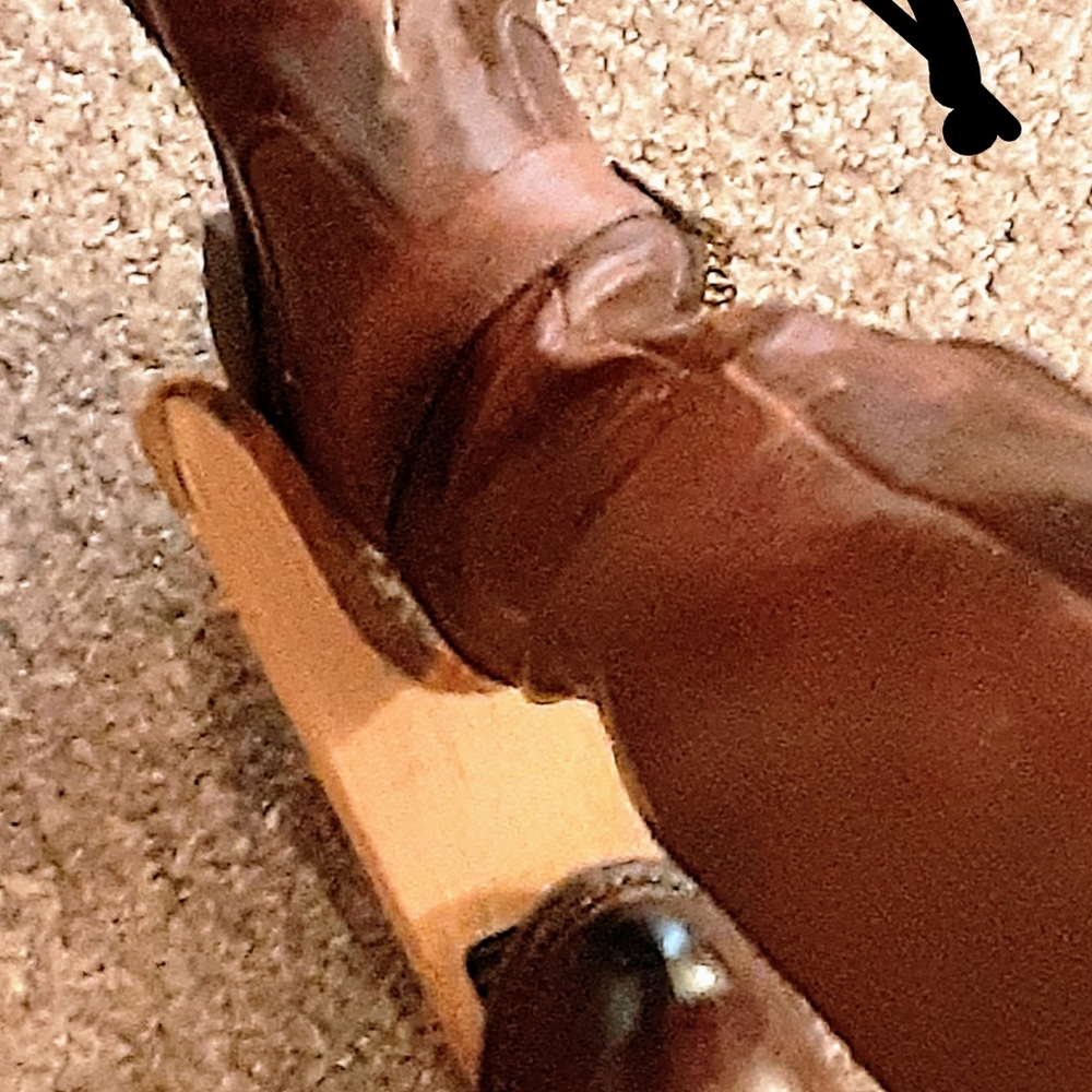 Bed|Stu Riding Boots - Brown Distressed